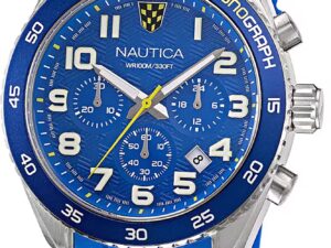 Authentic NAUTICA Men 46 mm Quartz Analog Elegant Watch  – NAUTICA