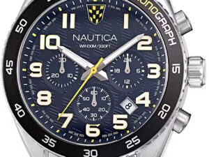 Authentic NAUTICA Men 46 mm Quartz Analog Elegant Watch  – NAUTICA