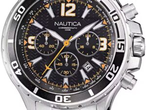 Authentic NAUTICA Men 49 mm Quartz Analog Top-Quality Watch  – NAUTICA