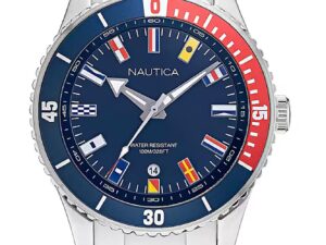 Authentic NAUTICA Men 44 mm Quartz Analog Elegant Watch  – NAUTICA