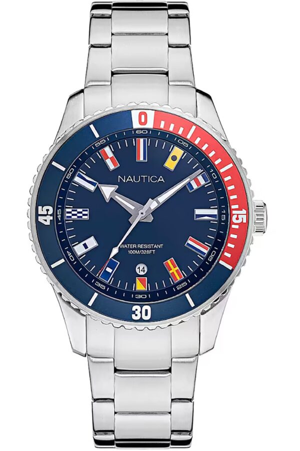 Authentic NAUTICA Men 44 mm Quartz Analog Elegant Watch  - NAUTICA