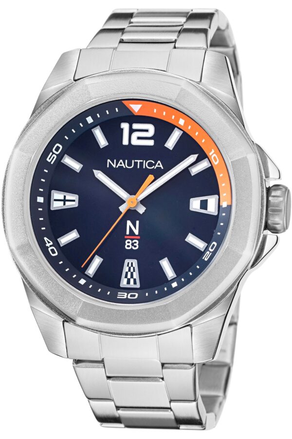 Authentic NAUTICA Men 46 mm Quartz Analog Designer Watch  - NAUTICA