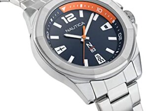 Authentic NAUTICA Men 46 mm Quartz Analog Designer Watch  – NAUTICA