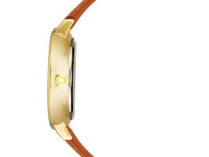 Authentic NINE WEST Women SS IP Gold Quartz Designer Watch  – NINE WEST