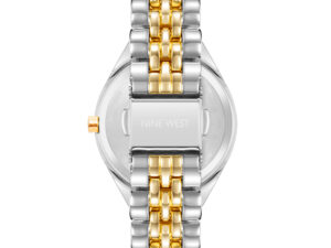 Authentic NINE WEST Women SS IP Gold Quartz Designer Watch  – NINE WEST