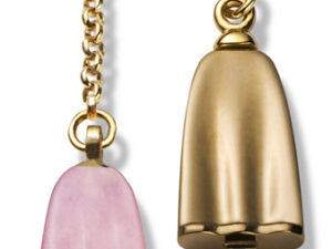 Authentic AMBROSINI  Designer Earrings  – AMBROSINI JEWELS –  ORECCHINI doppi ARGENTO 925° ghiacciolo finitura rosé pietra rosa