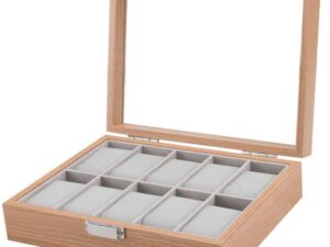 Authentic WATCH BOXES Designer Watch  – Cofanetto porta orologi – Watch case (28x23x9.5 cm)