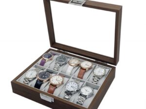 Authentic WATCH BOXES Designer Watch Case  – Cofanetto porta orologi – Watch case (26x21x7,5cm)