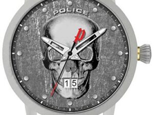 Authentic POLICE Men 43 mm Stainless Steel Quartz Designer Wristwatch  – POLICE