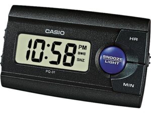 Authentic CASIO CLOCKS Resin Quartz Sophisticated Alarm Clock  – CASIO ALARM CLOCK