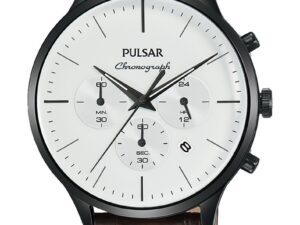 Authentic PULSAR Men 42 mm Stainless Steel Quartz Elegant Wristwatch  – PULSAR