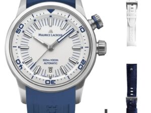 Authentic MAURICE LACROIX Men 42 mm Stainless Steel Luxurious Wristwatch  – Sapphire Glass – MAURICE LACROIX