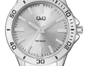 Authentic Q&Q Men 44 mm Metal Quartz Designer Wristwatch  – Q&Q ATTRACTIVE