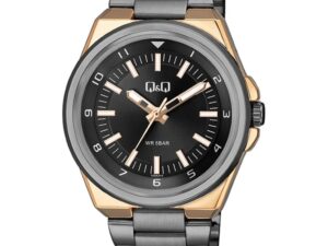 Authentic Q&Q Men 42 mm Metal Quartz Designer Wristwatch  – Q&Q ATTRACTIVE