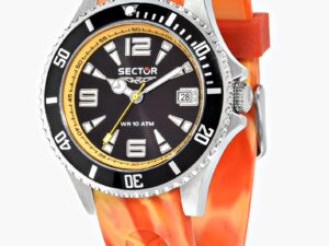 Authentic SECTOR No Limits Men 46 mm Stainless Steel Quartz Designer Wristwatch  – SECTOR