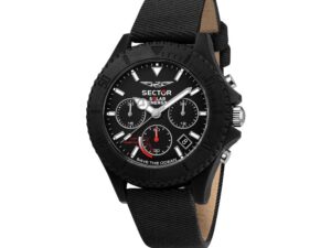 Authentic SECTOR No Limits Men 44 mm SS IP Black Solar Elegant Wristwatch  – SECTOR