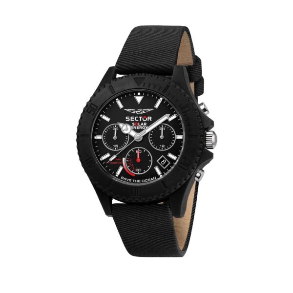 Authentic SECTOR No Limits Men 44 mm SS IP Black Solar Elegant Wristwatch  - SECTOR