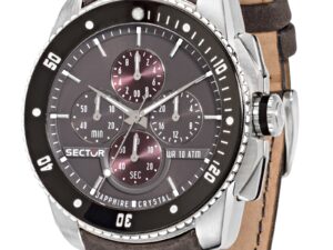 Authentic SECTOR No Limits Men 45 mm Stainless Steel Quartz Exclusive Watch  – Sapphire Glass – SECTOR