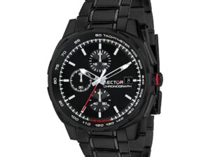 Authentic SECTOR No Limits Men 44 mm SS IP Black Quartz Top-Quality Wristwatch  – SECTOR