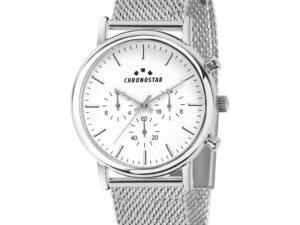 Authentic CHRONOSTAR Men 43 mm Stainless Steel Quartz Designer Wristwatch  – CHRONOSTAR