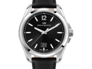 Authentic PHILIP WATCH Men 43 mm Stainless Steel Quartz Premium Wristwatch  – Sapphire Glass – PHILIP WATCH