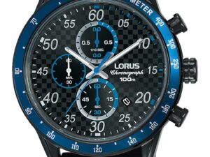 Authentic LORUS Men 45 mm SS IP Black Quartz Designer Wristwatch  – LORUS WATCHES