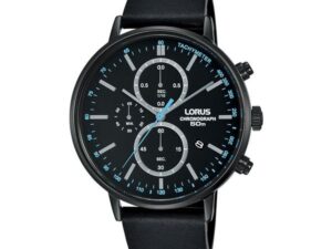 Authentic LORUS Men 43 mm SS IP Black Quartz Designer Wristwatch  – LORUS WATCHES