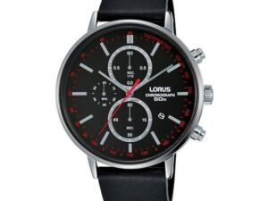 Authentic LORUS Men 43 mm Stainless Steel Quartz Designer Wristwatch  – LORUS