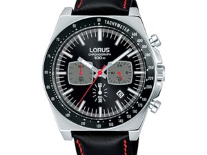 Authentic LORUS Men 46 mm Stainless Steel Quartz Designer Wristwatch  – LORUS