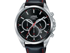 Authentic LORUS Men 46 mm Stainless Steel Quartz Designer Wristwatch  – LORUS