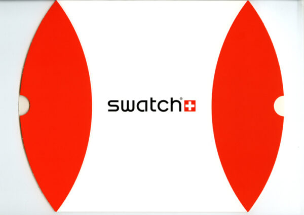 Authentic PoS MATERIAL Quartz Sophisticated Wristwatch  - SWATCH GIFT BOX (21X25 - red) 20 pcs.