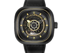 Authentic SEVENFRIDAY Men 47 mm SS IP Black Luxurious Wristwatch  – Sapphire Glass – SEVENFRIDAY WATCHES