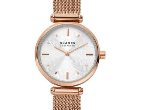 Authentic SKAGEN DENMARK Women 28 mm Stainless Steel Quartz Elegant Wristwatch  – SKAGEN DENMARK