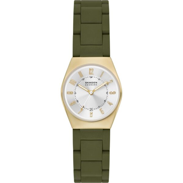 Authentic SKAGEN DENMARK Women 26 mm SS IP Gold Quartz Elegant Wristwatch  - SKAGEN DENMARK