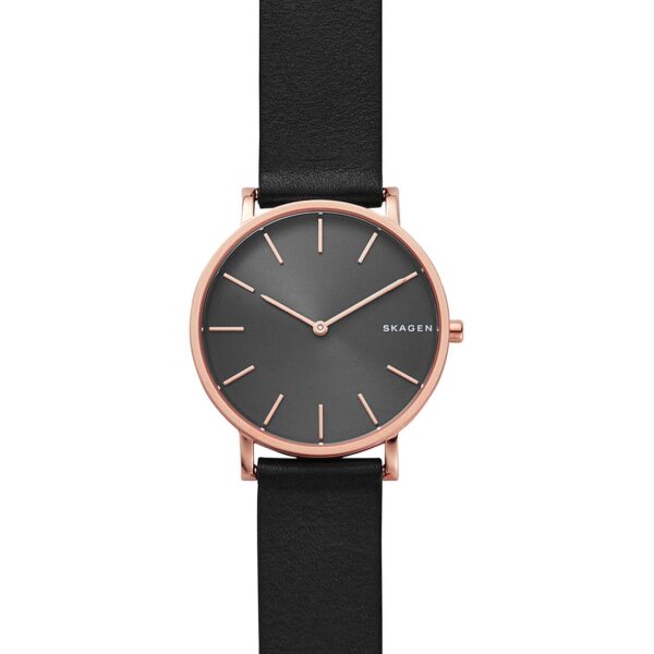 Authentic SKAGEN DENMARK Men 38 mm SS IP Rose Gold Quartz Elegant Wristwatch  - SKAGEN