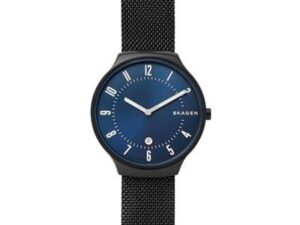 Authentic SKAGEN DENMARK Men 38 mm SS IP Black Quartz Elegant Wristwatch  – SKAGEN DENMARK