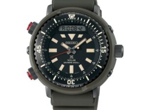 Authentic SEIKO PROSPEX Men 47.5 mm SS IP Black Solar Quartz Premium Wristwatch  – SEIKO PROSPEX WATCHES