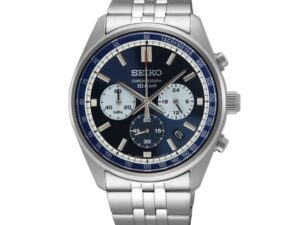 Authentic SEIKO Men 41.5 mm Stainless Steel Quartz Top-Quality Wristwatch  – SEIKO