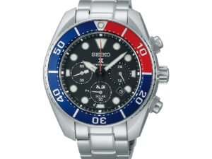 Authentic SEIKO PROSPEX Men 44.5 mm Stainless Steel Solar Premium Wristwatch  – Sapphire Glass – SEIKO PROSPEX WATCHES