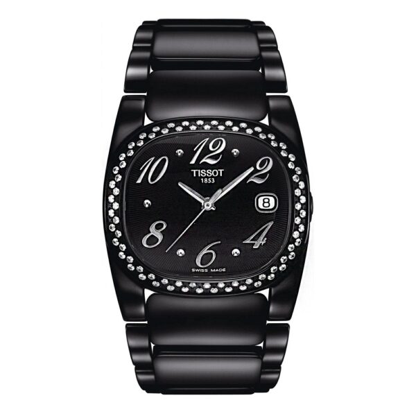 Authentic TISSOT Women 33 mm SS IP Black Quartz Luxurious Wristwatch  - Sapphire Glass - TISSOT