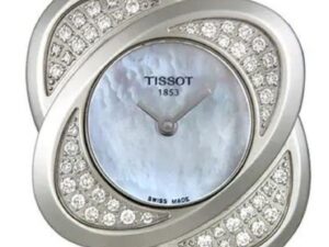 Authentic TISSOT Women 22 mm Stainless Steel Quartz Luxurious Wristwatch  – Mother of Pearl Dial – Sapphire Glass – TISSOT