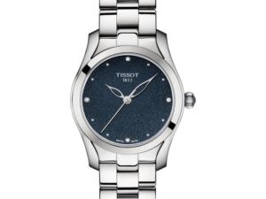 Authentic TISSOT Women 30 mm Stainless Steel Quartz Premium Wristwatch  – Diamond Indexes Dial – Sapphire Glass – TISSOT