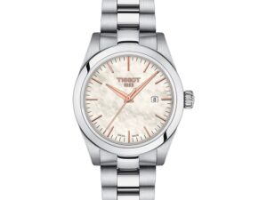 Authentic TISSOT Women 30 mm Stainless Steel Quartz Premium Wristwatch  – Mother of Pearl Dial – Sapphire Glass – TISSOT