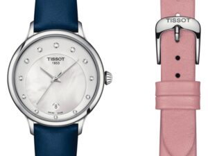 Authentic TISSOT Women 33 mm Stainless Steel Quartz Premium Wristwatch  – Diamond Indexes Dial – TISSOT