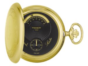 Authentic TISSOT Men 53 mm SS IP Gold Mechanic Manual Luxurious Wristwatch  – Sapphire Glass – TISSOT