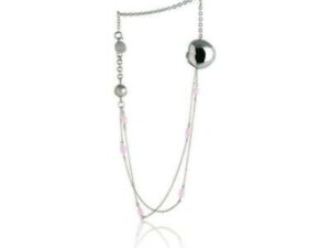 Authentic BREIL  Women Designer Necklace / Bracelet  – BREIL JEWELS BLOOM Collection- 2 in 1 : Bracciale – Collana / Bracelet – Necklace 19cm