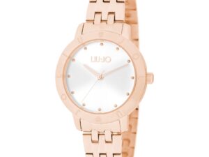 Authentic LIU-JO LUXURY TIME Women 32 mm SS IP Rose Gold Quartz Designer Wristwatch  – LIU-JO LUXURY