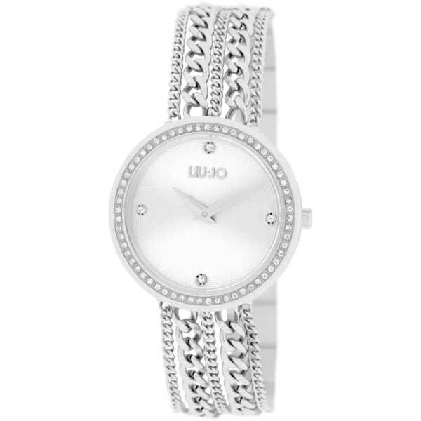 Authentic LIU-JO LUXURY TIME Women 32 mm Stainless Steel Quartz Designer Wristwatch  - LIU-JO LUXURY