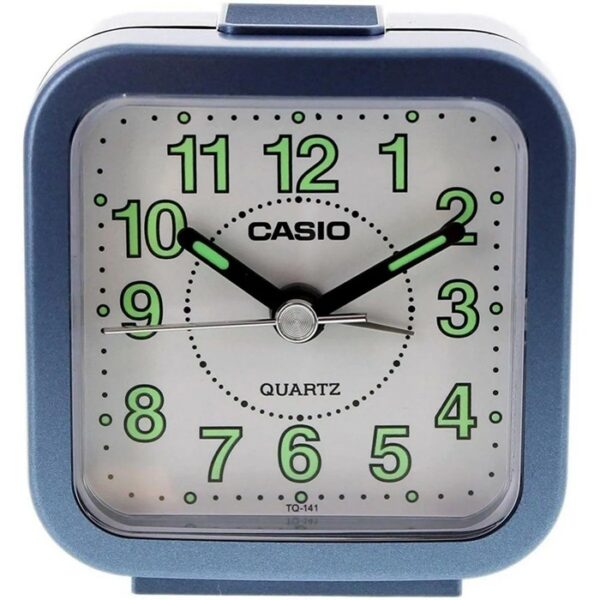 Authentic CASIO CLOCKS Resin Quartz Analog Sophisticated Alarm Clock  - CASIO ALARM CLOCK