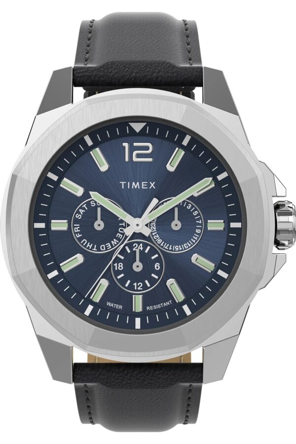 Authentic TIMEX Men 44 mm Stainless Steel Quartz Designer Wristwatch  - TIMEX